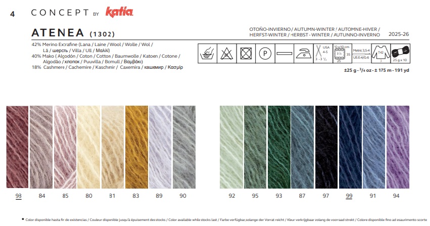 Katia Atenea (25 g – 175 m)