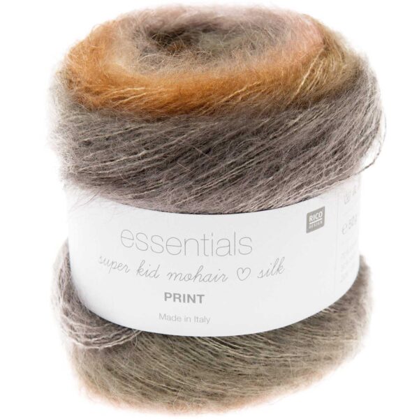 Rico Design Essentials Super Kid Mohair Loves Silk Print