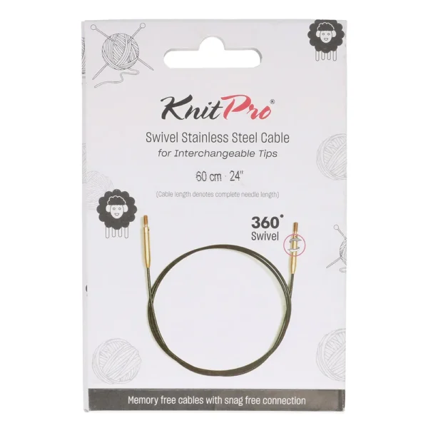KnitPro Swivel valas prisukamiems virbalams (360°)
