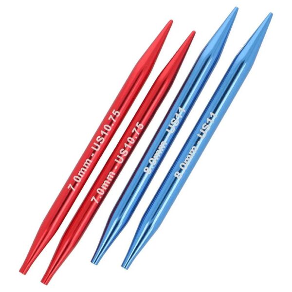 Prisukamų virbalų rinkinys KnitPro Red Wave (13 cm)