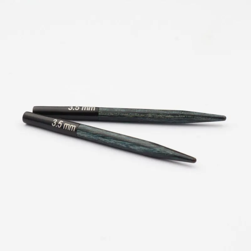 Prisukami virbalai KnitPro Denim Indigo Wood mini (5 cm)